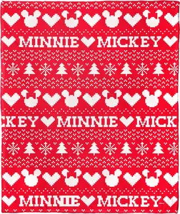 DISNEY CLASSIC Mickey Mouse Throw Blanket,  All Seasons Flannel Fleece Blanket Soft Warm Blanket For Couch Sofa Bed Camping Travel