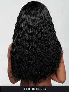 Exotic Curly Seamless Virgin Human Clip-Ins