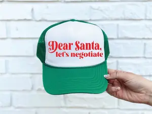 Dear Santa Let’s Negotiate Trucker Hat