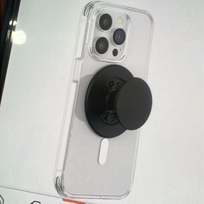 Magnetic Pop Socket for Smartphones -  Magnetic Connector for Easy Installation