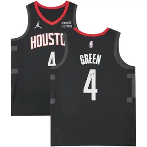 Jalen Green Houston Rockets Autographed Black Jordan Brand 2021-2022 Statement Swingman Jersey - Fanatics Authentic Certified - NBA Memorabilia