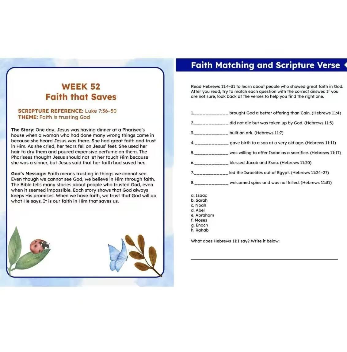 Bible Study Workbook for Kids Notbook: Lessons , Activities, Quizzes, and Questions to Deepen Your Faith (Spiral Bound) NotBook