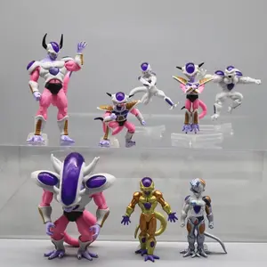 8pcs DBZ Frieza Freezer  Anime Figures Figurine Pvc Statue Model Doll Collection Decoration toys