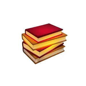 TinyBrights Light Up Book Stack: Classic Vintage Faux Leather Style Bookshelf Decor by Chronic Concepts