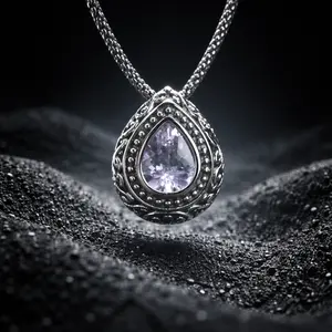 .925 Vintage Amethyst Pendant