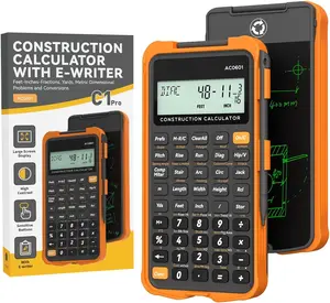 ROATEE AC0601 Professional Construction & Engineering Calculator with 6-inch Writing Tablet: The Ultimate All-in-One Tool for Concrete, Framing, and Layouts（With Writing Tablet）