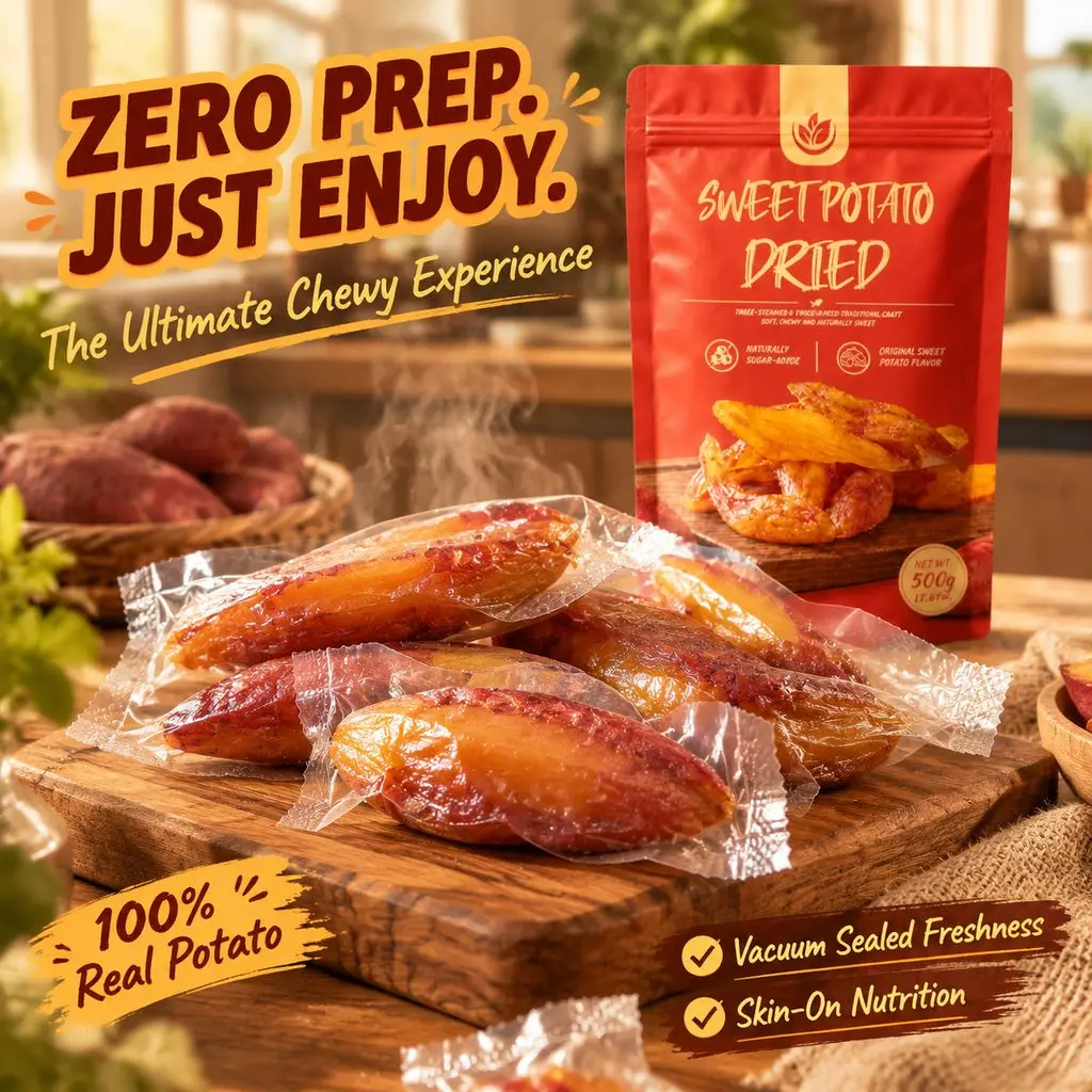 Sweet and Nutritious Whole Skin-On Sweet Potatoes in Vacuum Pack - 250g