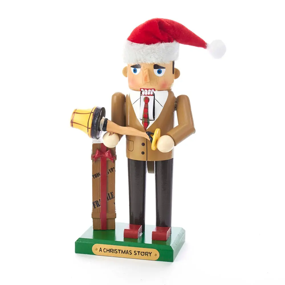 Kurt Adler 11-Inch A Christmas Story Mr. Parker with Leg Lamp Nutcracker