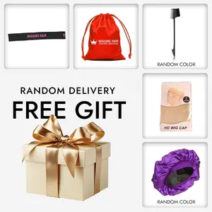 Wiggins Hair Gift Set With Elastic Band &  Satin Bag & Brush & HD Wig Caps & Bonnet