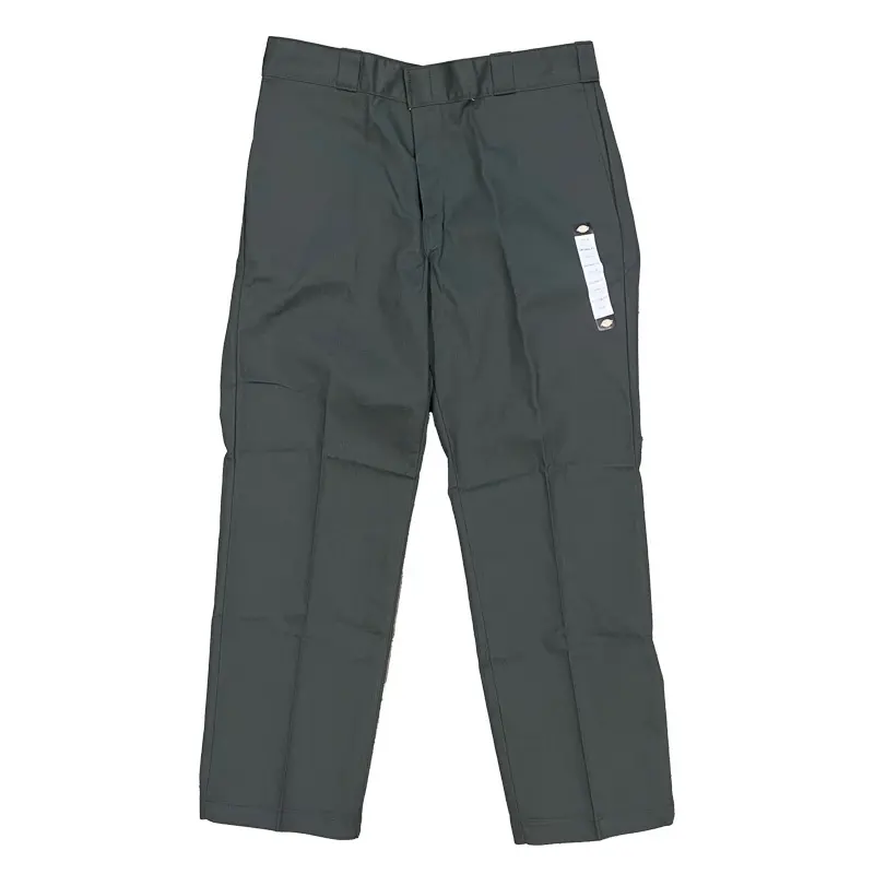 Men's Dickies Original 874® Work Pants - Olive Green, Menswear Workwear, Belt-Compatible, Durable Fabric, Traditional