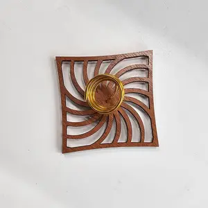 Wire Air Plant Holder S3 - Unique Plant Display Stand // Minimal Modern Wood  Decor Table Shelf Desk Plant Lover Gift Idea Art