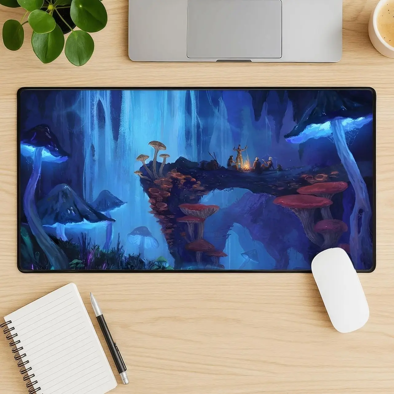 Baldur's Gate 3 Mouse Pad, Fantasy RPG Desk Mat, DnD Aesthetic Mousepad, Medieval Adventure Desk