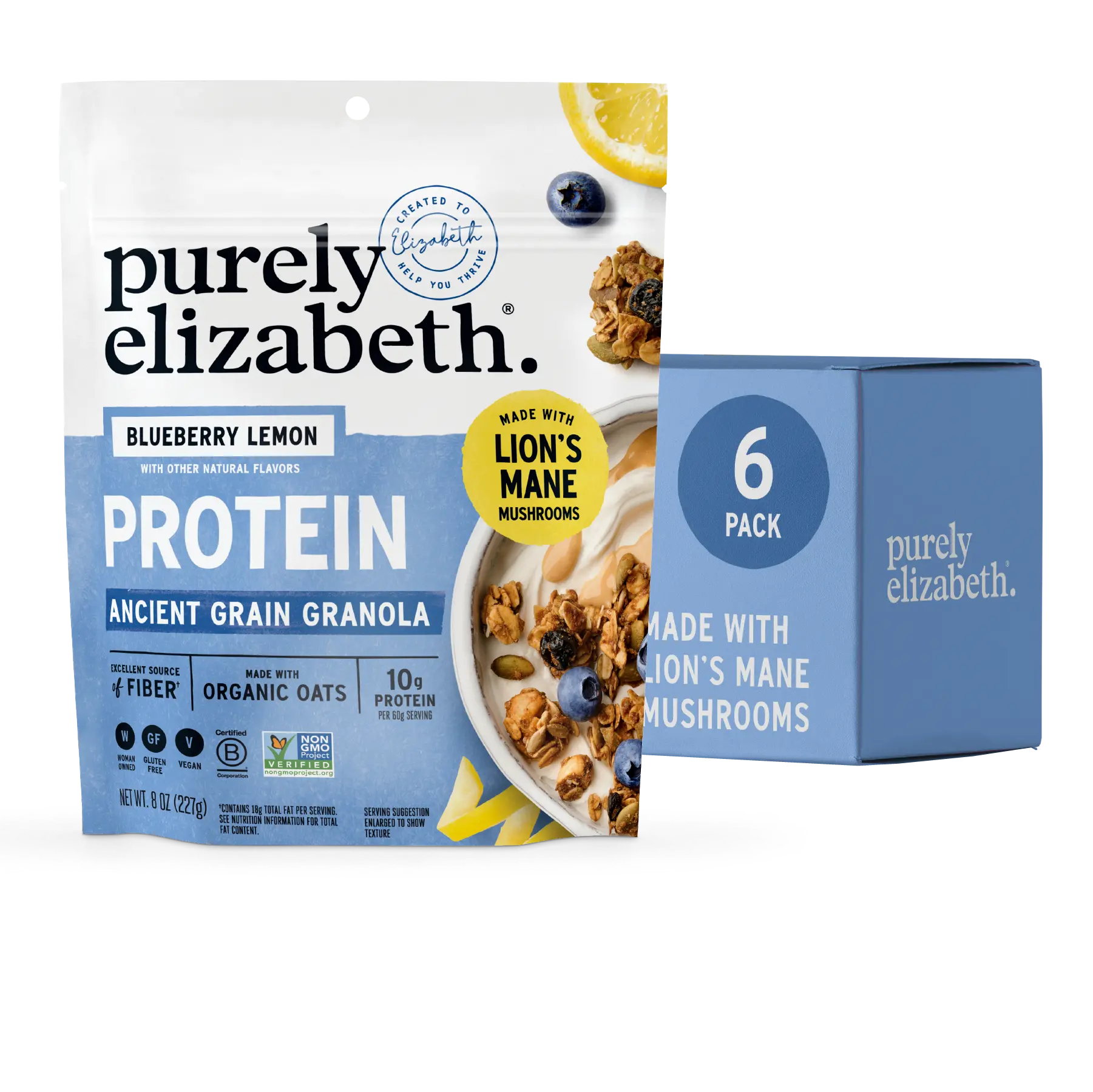 Blueberry Lemon Protein Granola 6 Pack