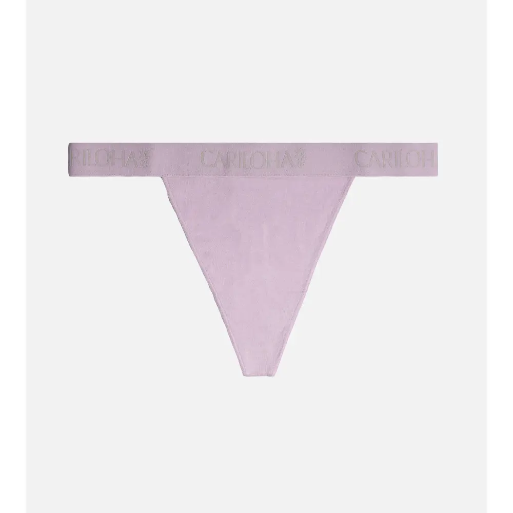Bamboo Midrise Thong - Lilac Breeze