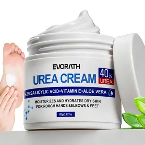 40% Urea Cream and 2% Salicylic Acid, Rich in Vitamin E and Aloe Vera, Removes Dead Skin Cells, Powerful Repair and Moisturizing, Hand and Foot Care, 100g