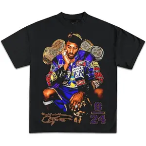 🏀🔥🐍 KOBE GRAPHIC T-SHIRT – Vintage Basketball Tee, Mamba Inspired Streetwear Shirt, Y2K Oversized Cotton Graphic Tee for Men & Women, Retro Sports Fashion, Urban Basketball Streetwear, TikTok Trend Outfit🇺🇸⚡ Casual Baggy
