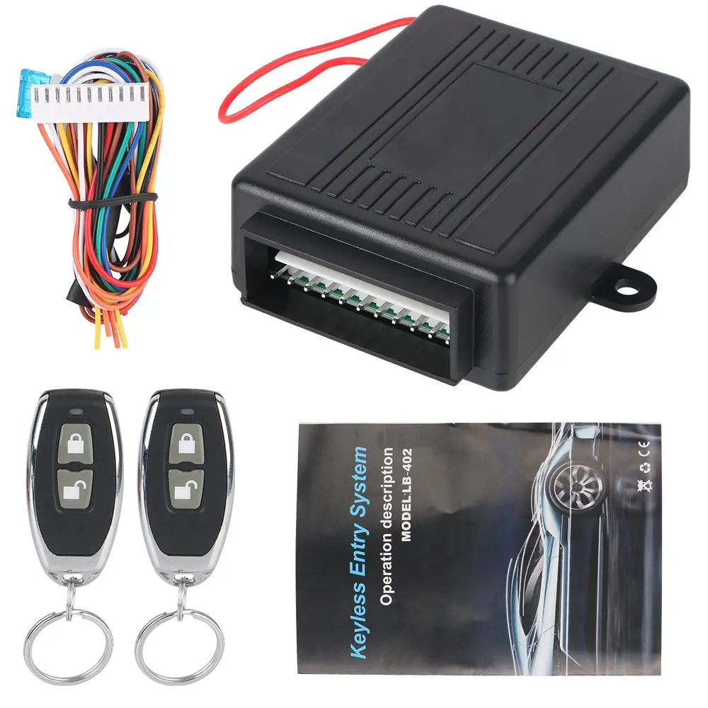 12V Remote Central Lock Kit Auto Keyless System Car Automotive 12V Remote Central Lock Kit Auto Keyless System Car Automotive