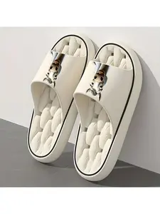 Lightweight And Flexible Indoor Slippers Featuring a Happy Horse Face, Perfect for Home Use in Any Season. Easy to Clean And a Must-Have Item., Women Shoes