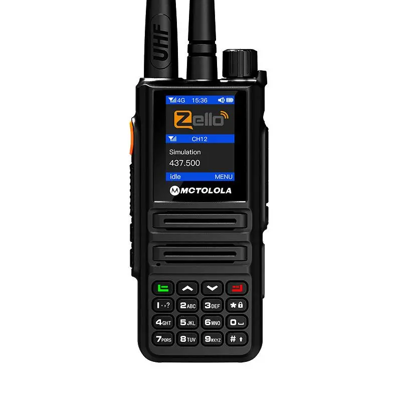Dual-mode Two-way Radio USB PD Charging Walkie Talkie with Bluetooth-compatible & WiFi, 6000mAh Battery, GPS Range Walkie Talkie