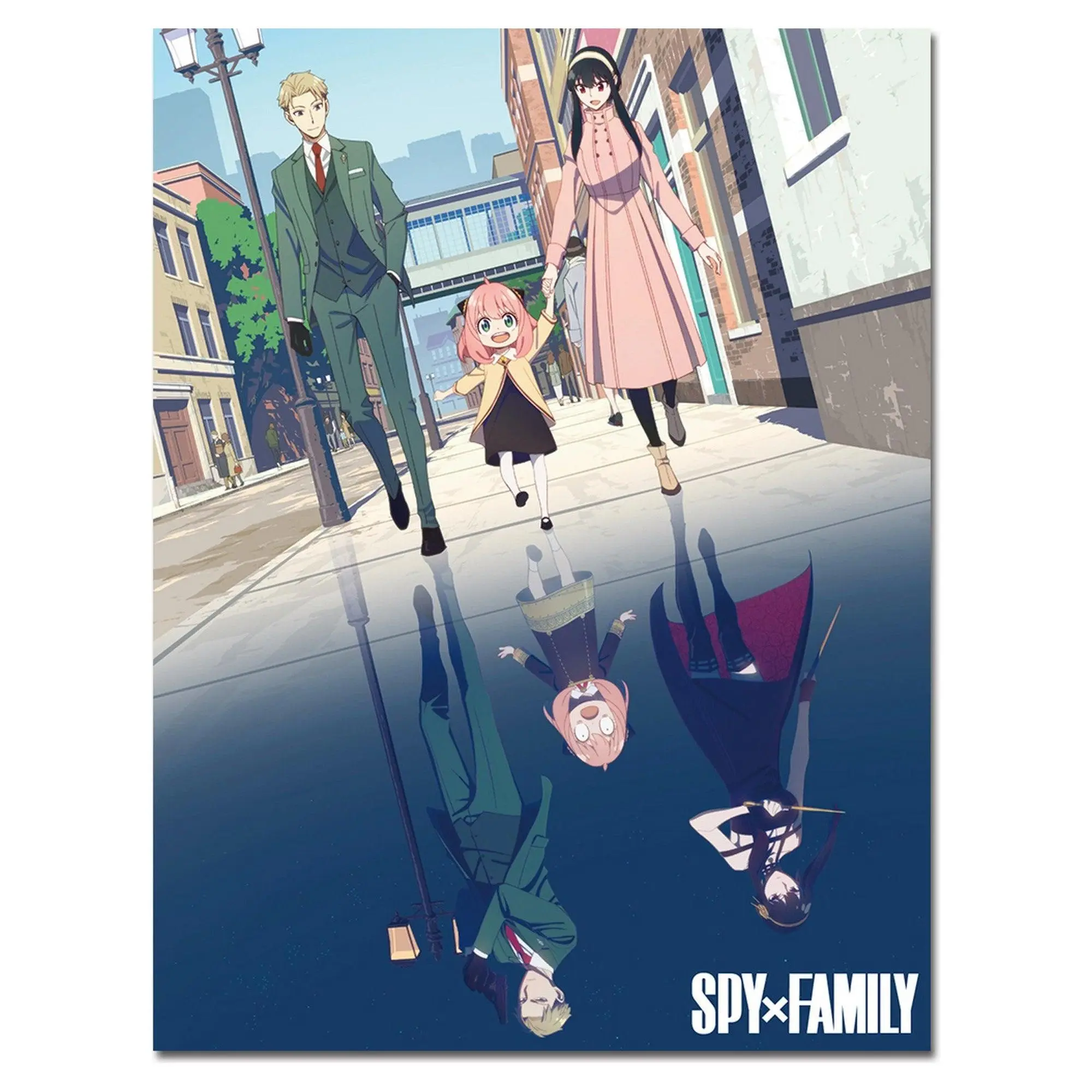 Spy X Family - Forger Family Concept Visual Throw Blanket