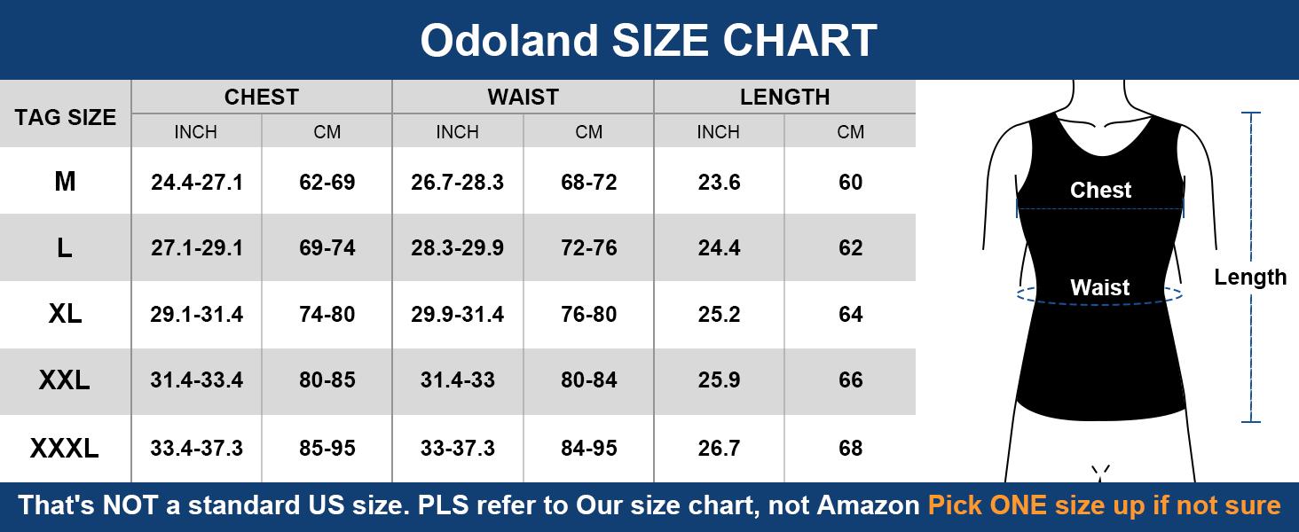Odoland Sports mens 5 Pack Body Shaper  Tummy Vest Thermal  Shirt Tank Top Shapewear