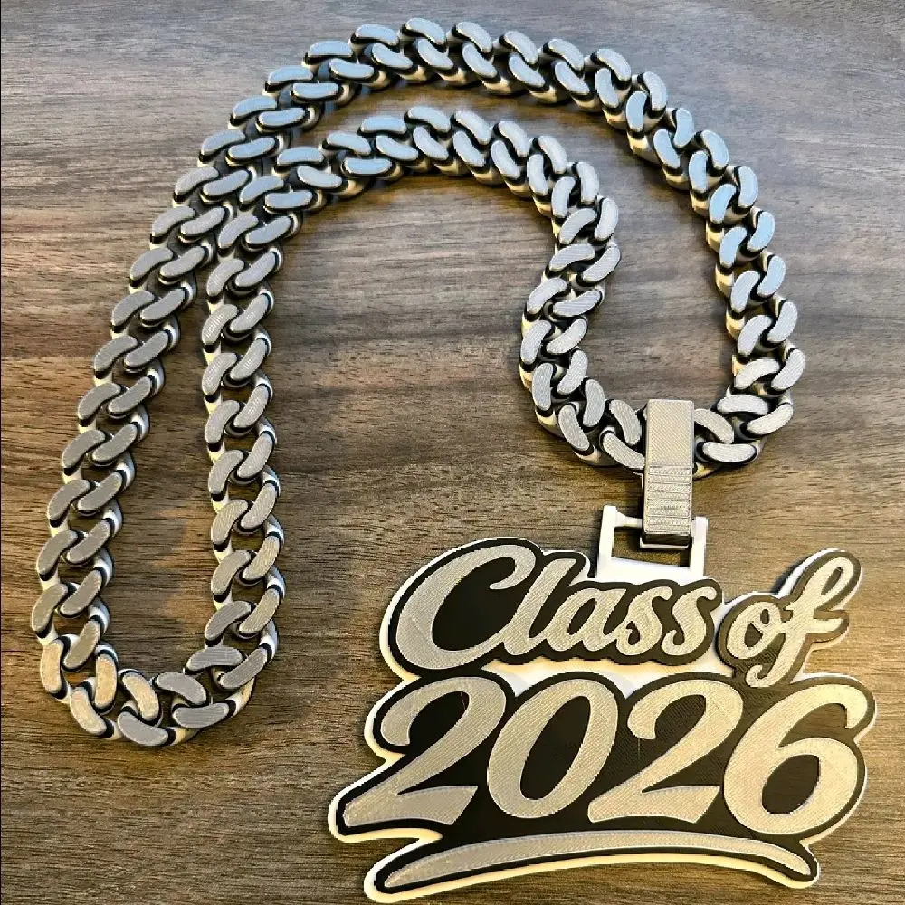 Graduation Hype Chains class of 2026 2030 3d printed highschool college middle school celebration