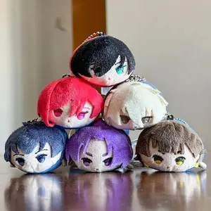 7cm Blue Lock Anime Plush Keychain Cute Nagi Seishiro Stuffed Doll Bachira Meguru Kawaii Bag Pendant Accessories For GIft