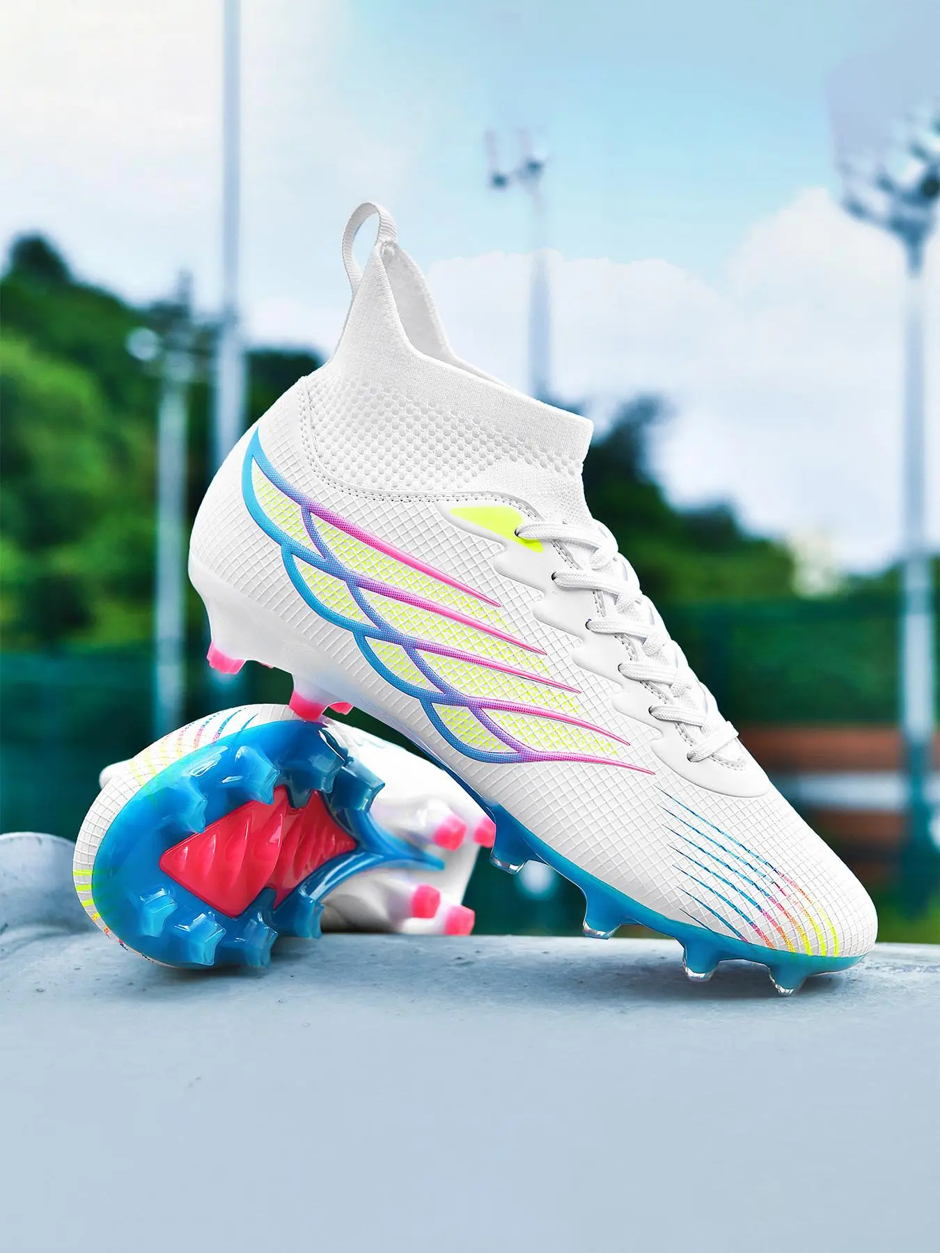Blue Pink White Nike Boots Nike Mercurial Superfly 10 Elite Firm