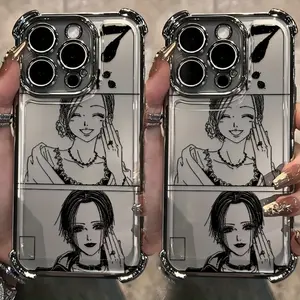 Phone Case Featuring The Anime Character Nana, Designed for Various for iphone Models Including 17 Air 16, 15, 14, 13, 12, 11 Pro Max. It Is Shockproof And Has a Transparent Soft