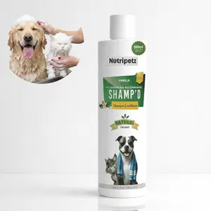 NutriPetz Pet Shampoo & Conditioner for Dogs & Cats – 500 ML Natural Aloe Vera & Coconut Cleanser | Anti-Itch Moisturizing Grooming Wash