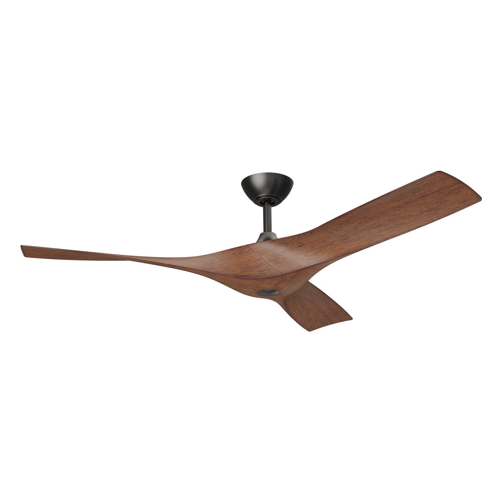 52" Windmill Industrial Ceiling Fan with Remote, DC Motor Reversible Downrod Mount