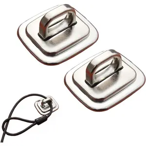 Security Anchor Base Plate for Keyed or Combination Cable Locks Desk Mount Anchor Accessory for Cable Locks