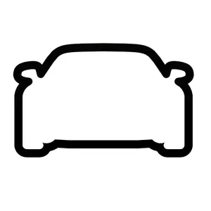 Car Front View Cookie Cutter - Sports Car Cupcake Topper - First Car Fondant Cutter - Car Cookie Cutter - Car Head On Cookie Cutter