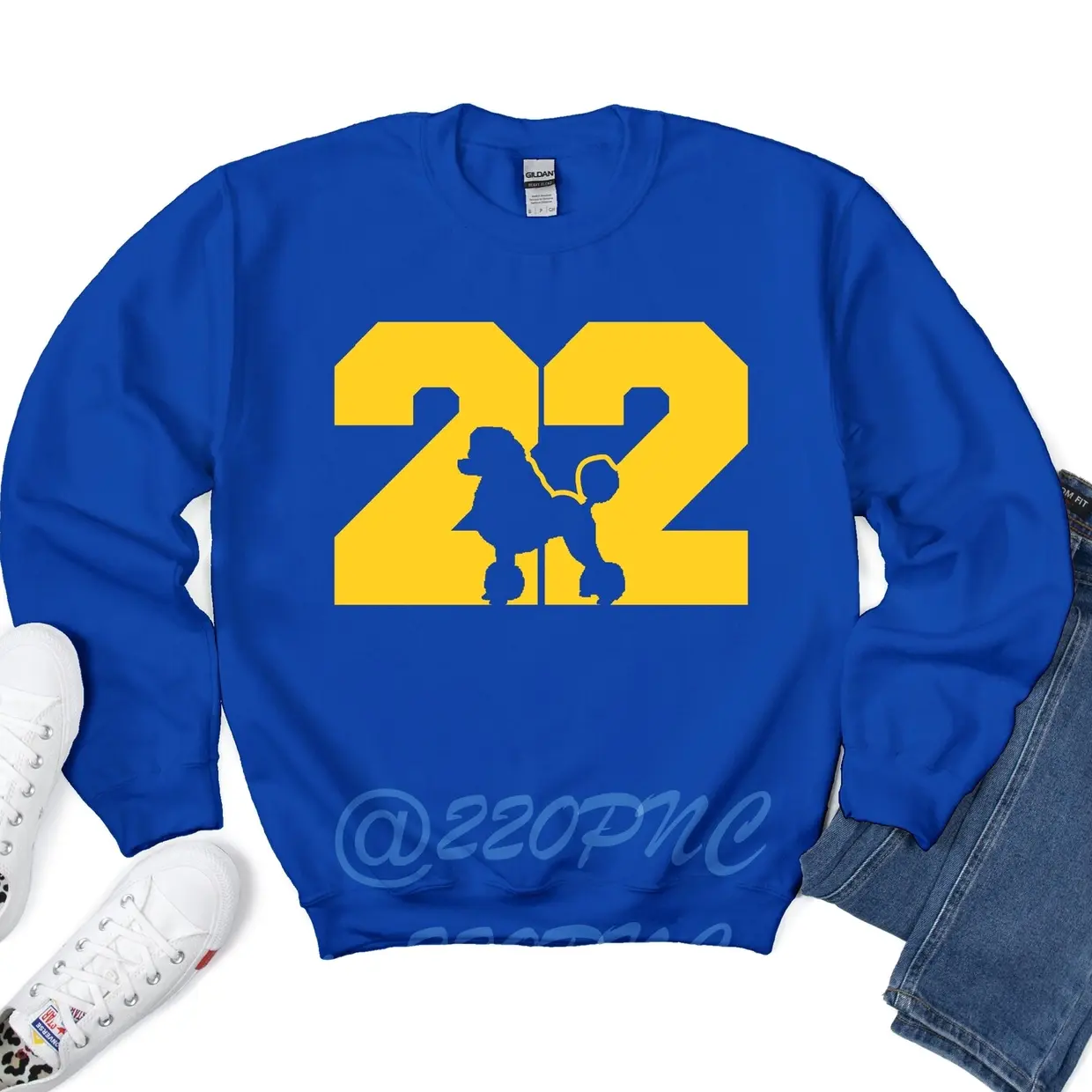 Double Digit SGRho Poodle | Rhoyal | SGRho | Sigma Gamma Rho | Sorority | Greek | Sweatshirt | Hoodie