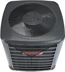 Universal Air Conditioning Cover 28 x 28 inches Central AC Top Mesh Eye Mask for All Seasons Easy Install & Remove