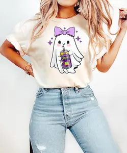 Spooky Alani Ghost Halloween Sweatshirt, Cute Ghost With Energy Drink Fall Tee