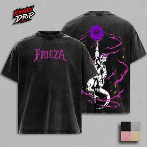 Friezaa Shirt & Hoodie | DBZ ''Frieza'' Anime Graphic Tee Hoodie | DBS Villain Friieza Purple Energy Design | Vintage Washed Manga Streetwear Top | Oversized Heavyweight Cotton T-Shirt Hoodie | Anime Gym Pump Cover | Unisex Casual Streetwear Clothes