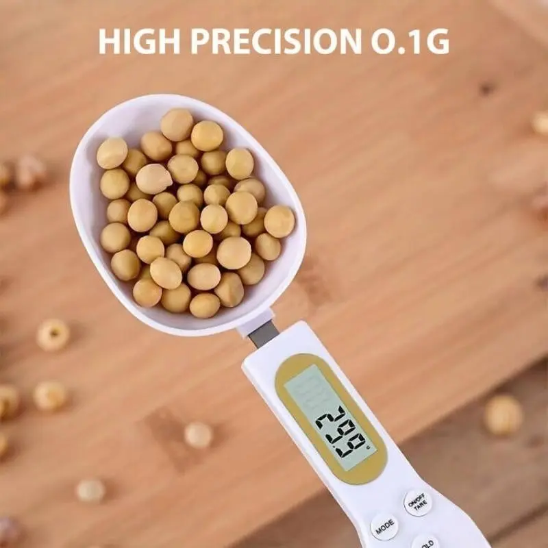 Electronic Measuring Spoon Scale, Kitchen Digital Measuring Spoon, Kitchen Measuring Utensils, Cooking Baking Specialized, Home Smart Adjustable Cup, Handheld