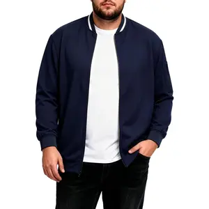 and Tall Bomber Jacket Men Lightweight Textured Casual Stylish Coat