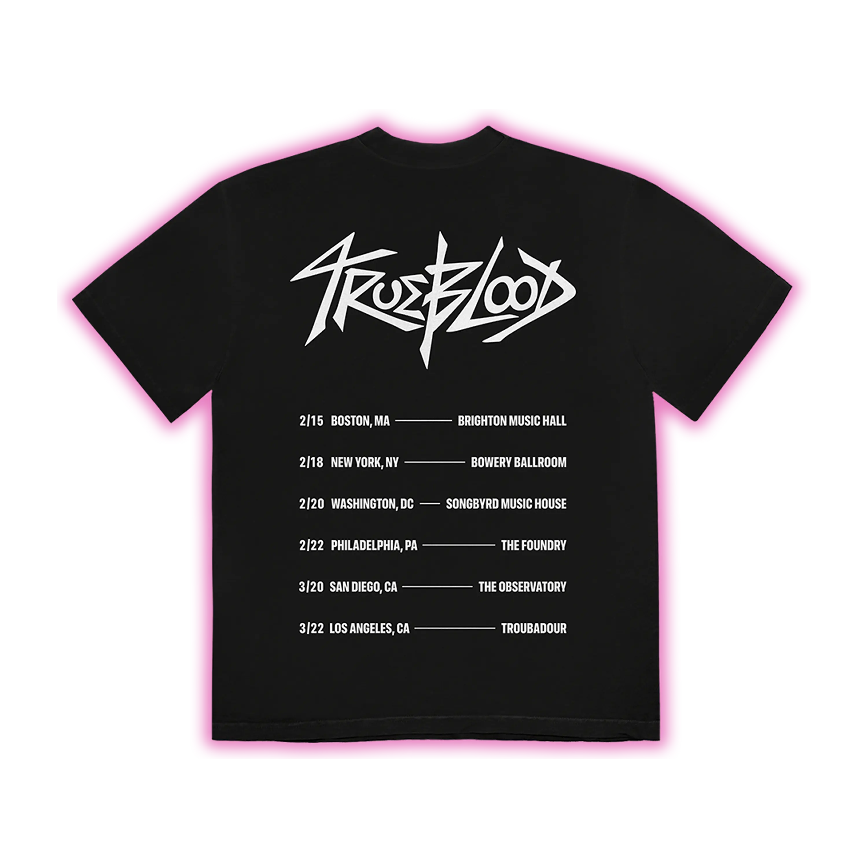TRUEBLOOD WINTER TOUR TEE