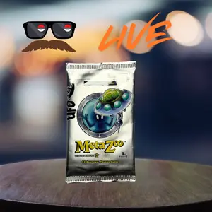 Meta Zoo UFO: First Edition Booster Pack - 12 Random Cards for Trading Card Game