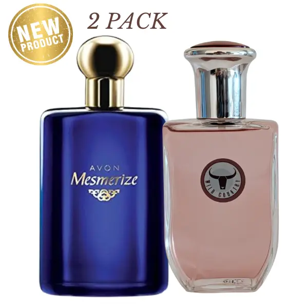 Avon Mesmerize Blue & Wild Country. Set of 2