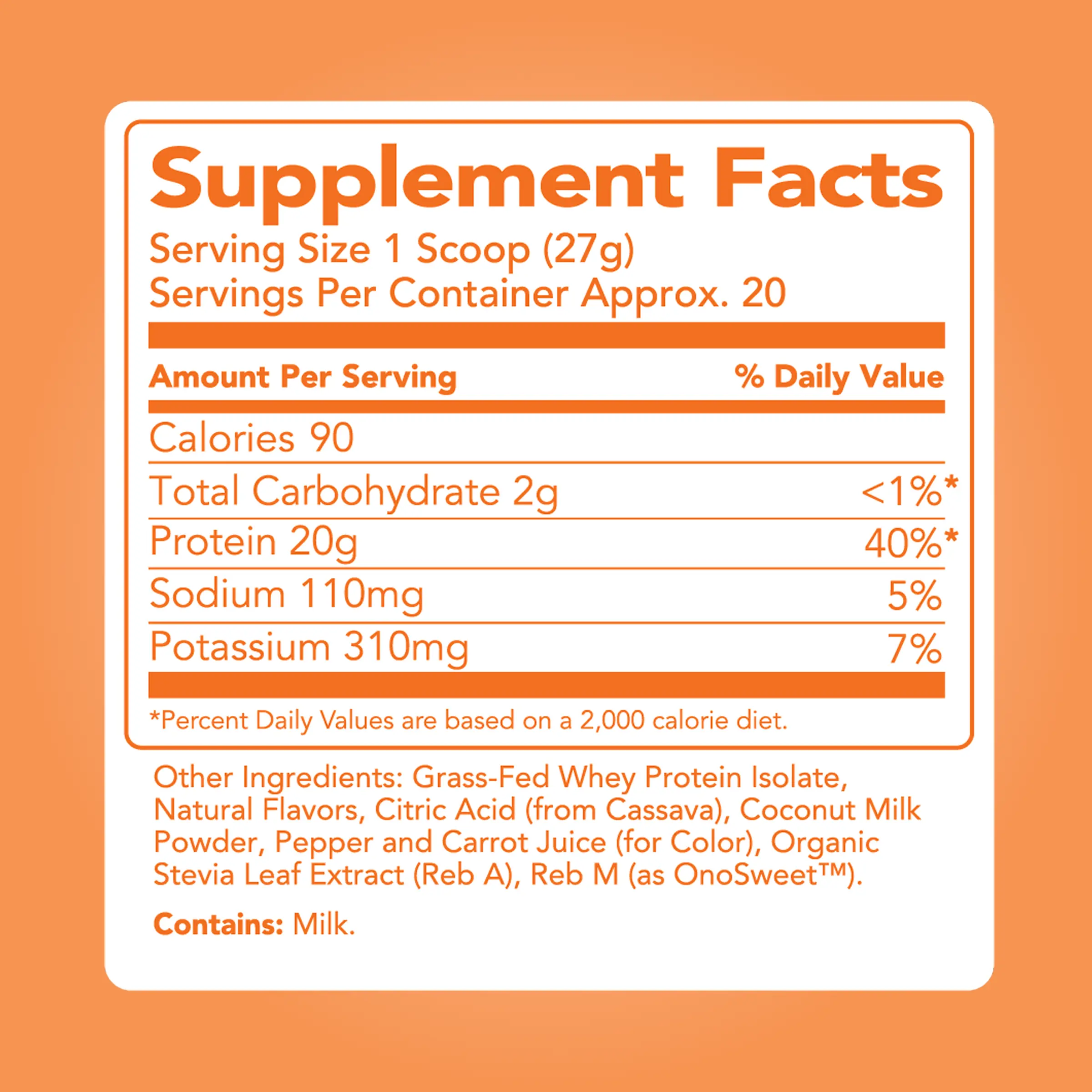 Clear Protein Powder: Orange Dream (20 Serving) - TikTok Shop