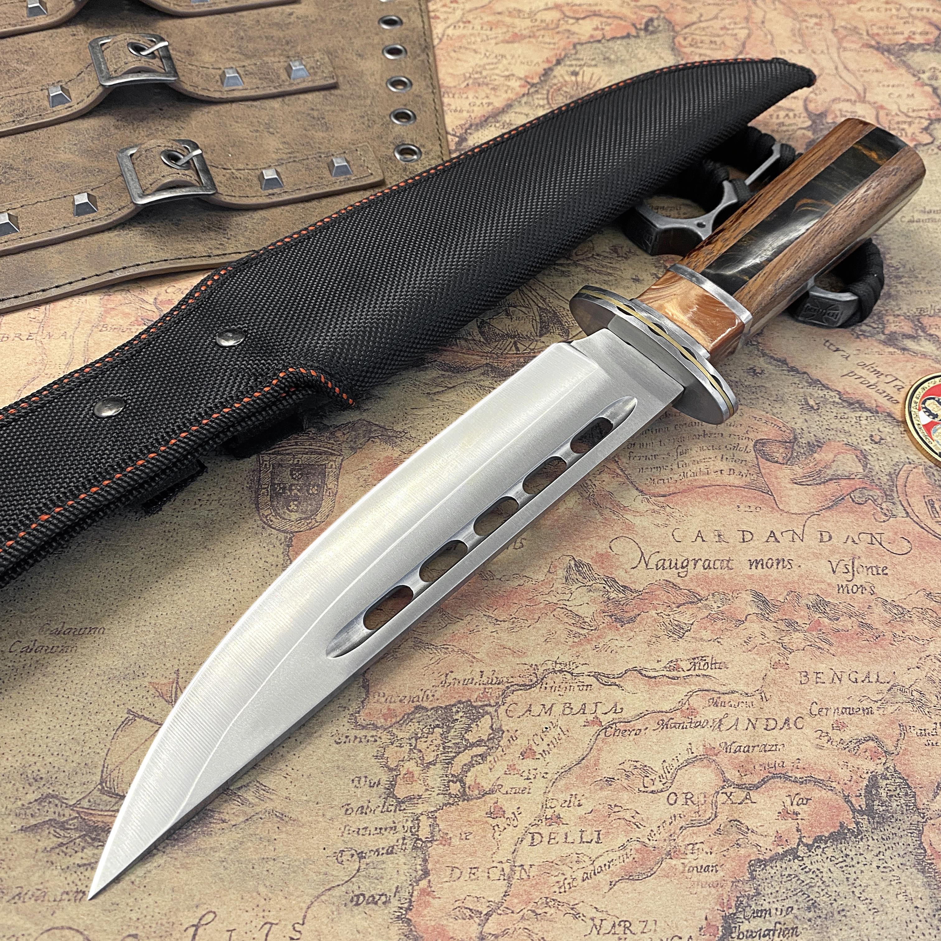 Outdoor Knife Recommendation,Lightweight fruit knife and chef's knife for household kitchen, suitable for outdoor travel, fishing, barbecue, etc