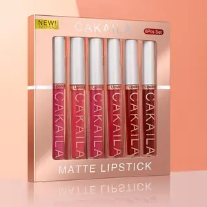 6-piece lip gloss set, Lipstick, moisturizing, Hydrate, natural, pigmented, a suitable gift for girls