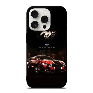 Ford Mustang Sport Car Phone Case, Premium Matte Shockproof Protective Cover, Compatible with iPhone 11-17 Pro Max/Plus and Samsung Galaxy S23-25