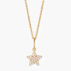 Adeline Star Vermeil Gold Necklace