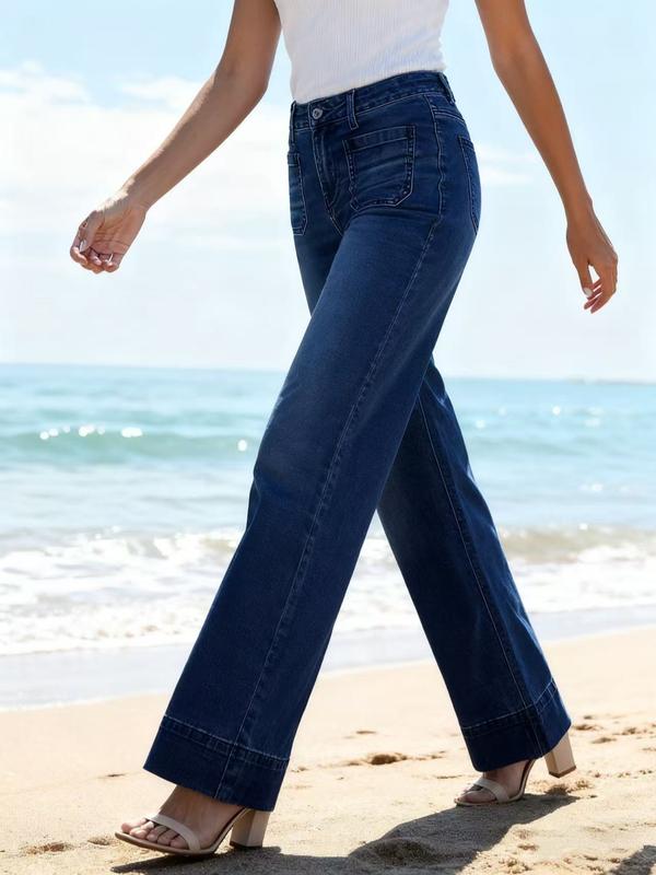 Women's Wide Leg Jeans High Waist Baggy Jean Loose Boyfriend Jeans Denim Pants Wide Leg High Waisted Boyfriend Jeans