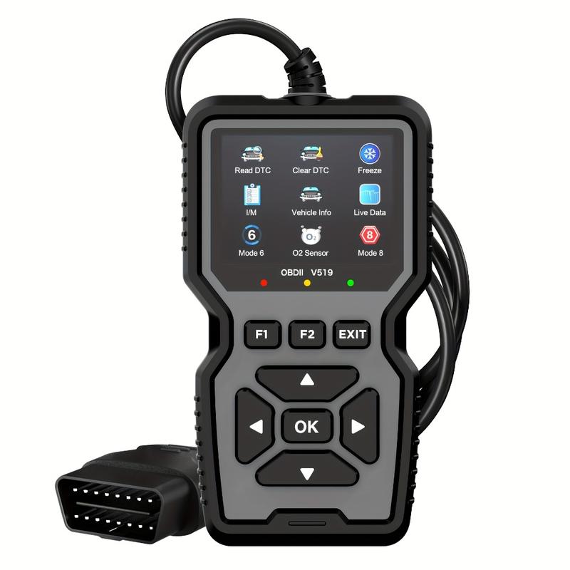 Obd2 Scanner Car Code Reader, Check Engine Light Scanning Tool, Finds & Clears Engine Trouble Codes, Abs Enclosure, Automotive Diagnostic Tool