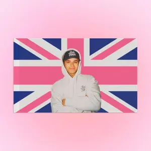 Lando Norris British Tapestry Flag F1 MacLaren